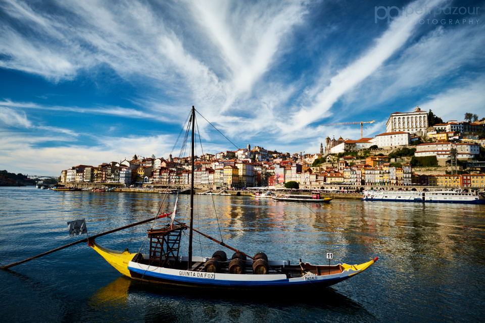 Výhled na Porto o sklepů ve Vila Nova de Gaia