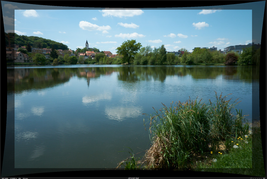 Zkreslení objektivu