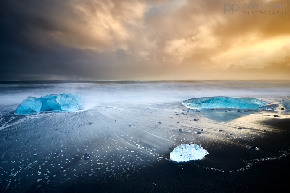 Malování u Jökulsárlónu