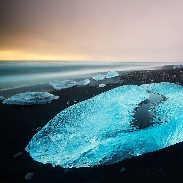 Islandský ledový diamant